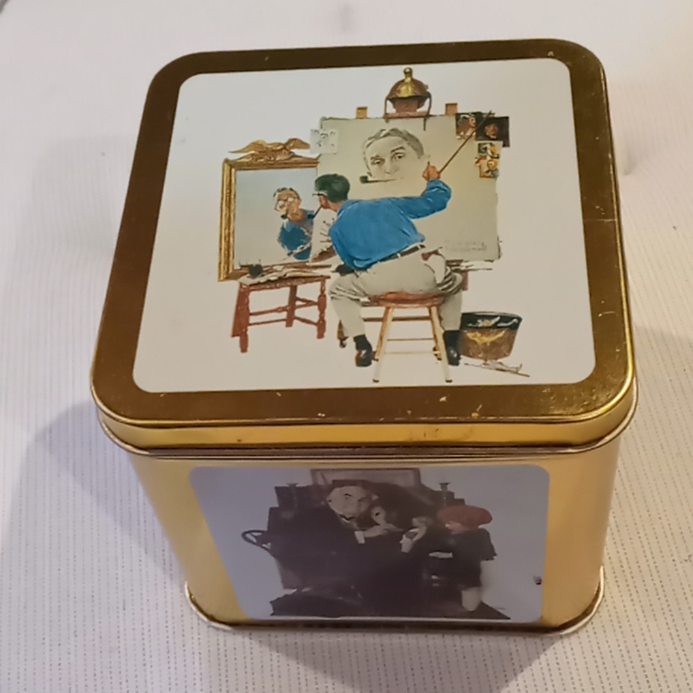 Norman Rockwell (1894-1994) Tin Can Box